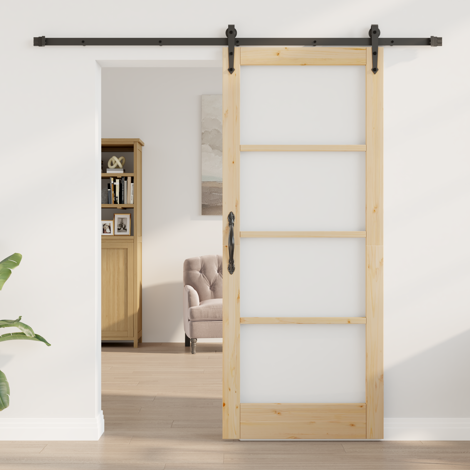 vidaXL Schuifdeur met Hardware Set ORKDAL 83x202 cm