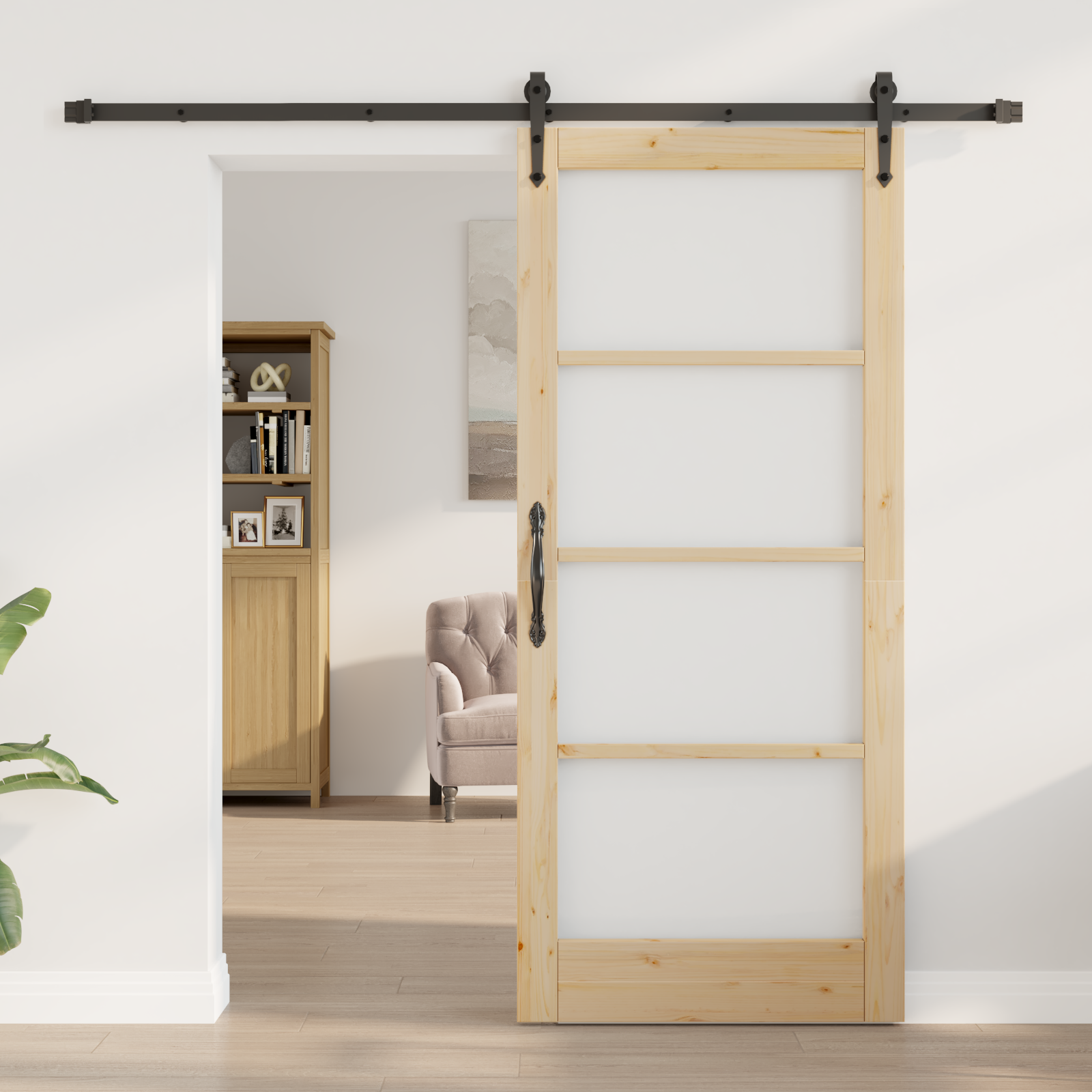 vidaXL Schuifdeur met Bevestigingsset 'ORKDAL'86x198,5 cm