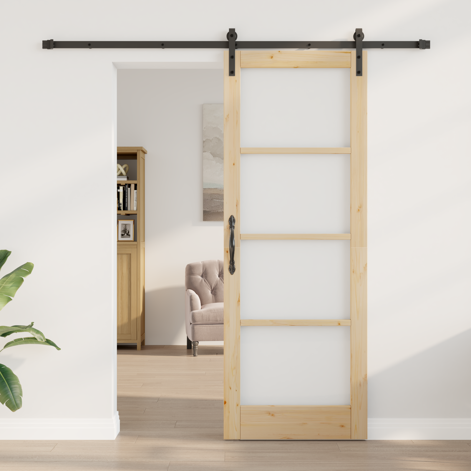 vidaXL Schuifdeur met Hardware Set 'ORKDAL'78x211 cm