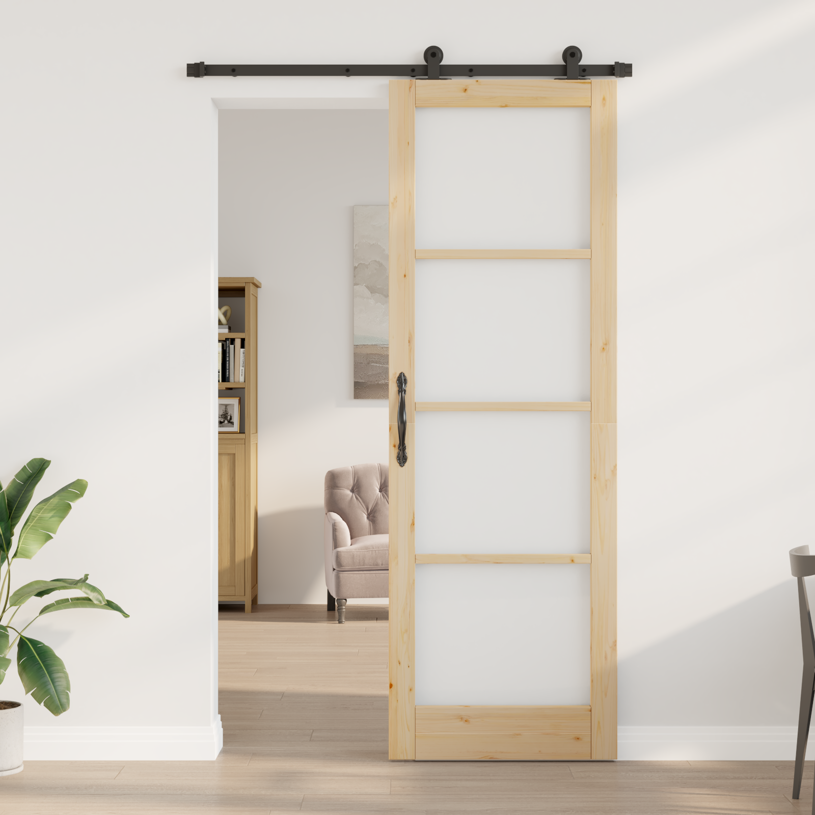 vidaXL Schuifdeur met Bevestigingsset 'ORKDAL'78x232 cm