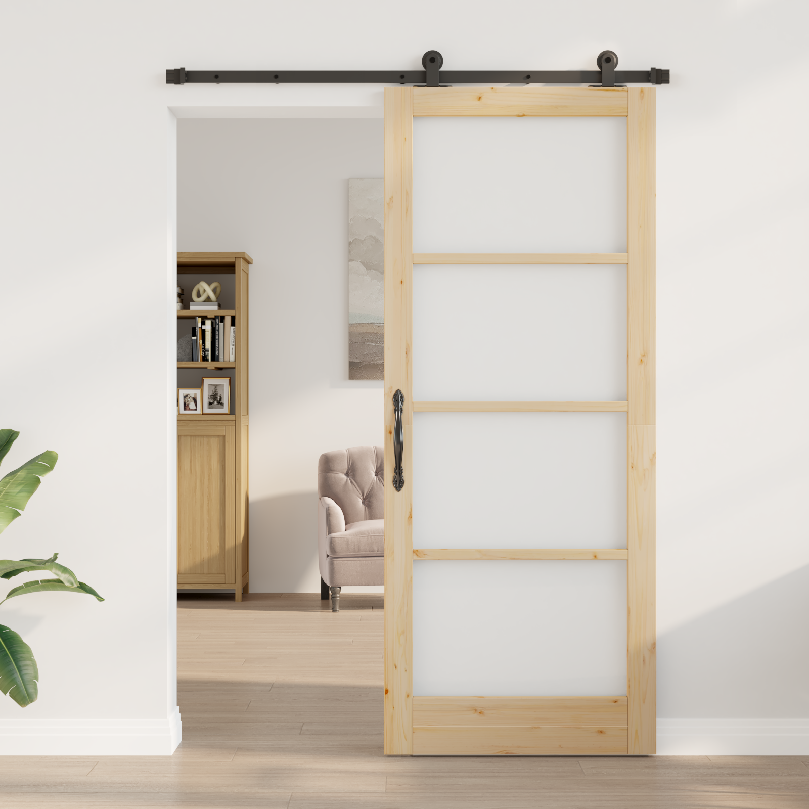 vidaXL Glijdende Deur met Bevestigingsset 'ORKDAL'86x211 cm