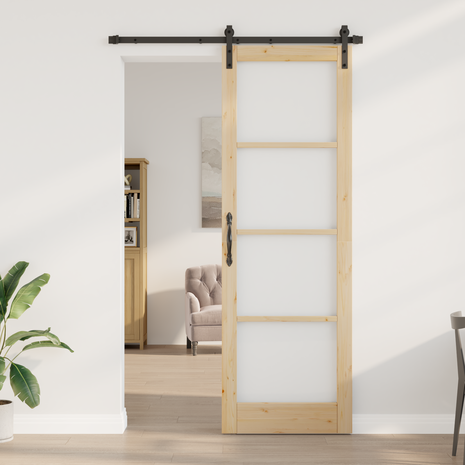 vidaXL Schuifdeur met Hardware Set 'ORKDAL'78x232 cm