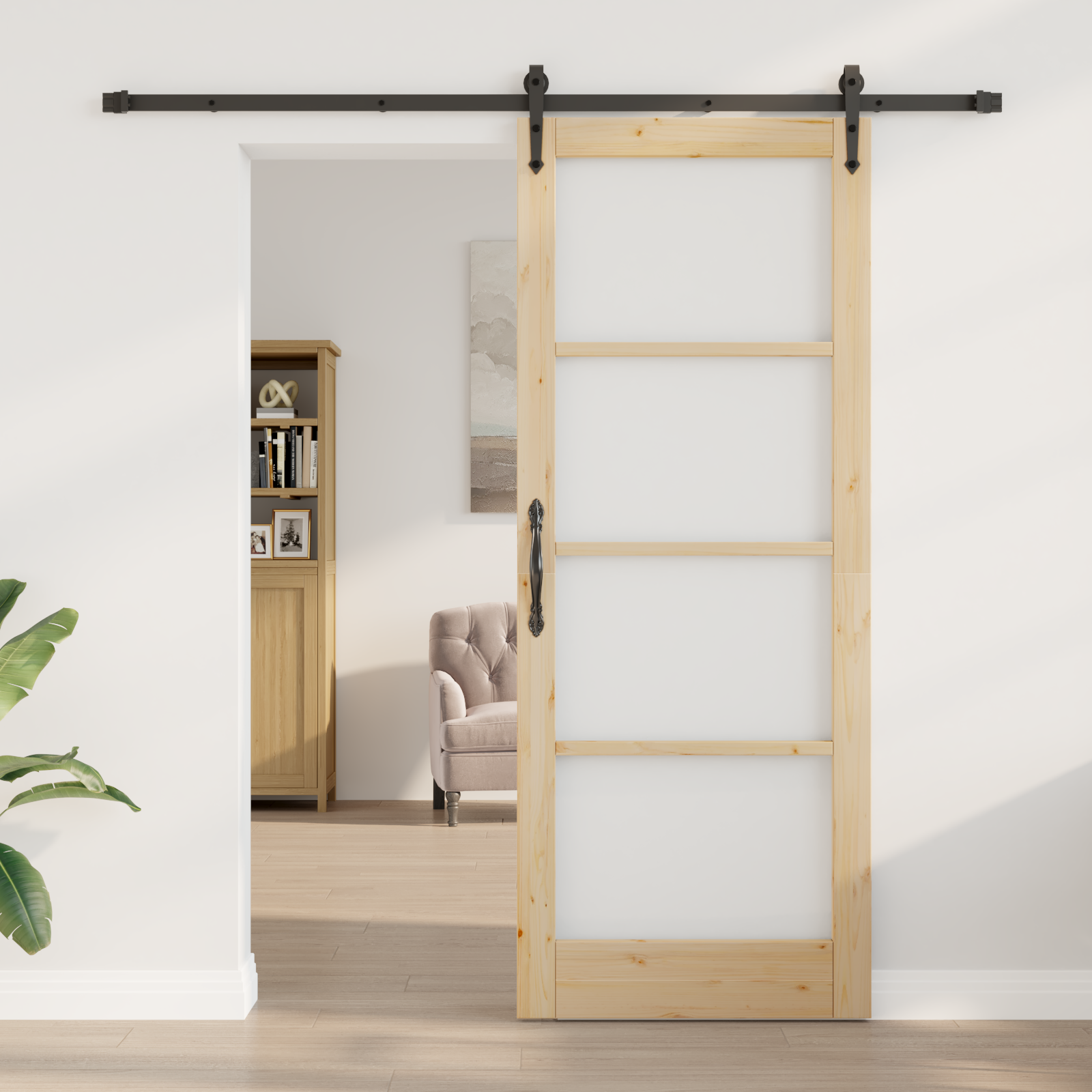 vidaXL Schuifdeur met Bevestigingsset 'ORKDAL'83x211 cm