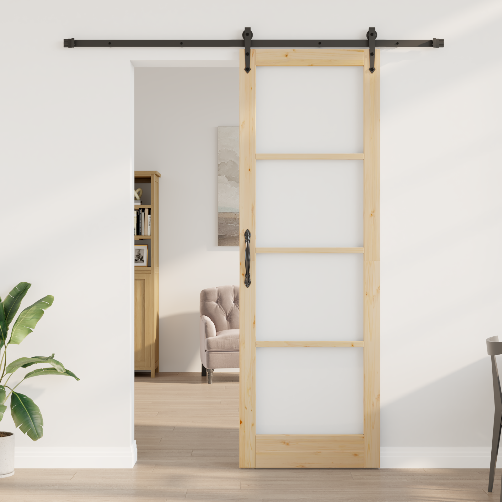 vidaXL Schuifdeur met Hardwareset 'ORKDAL'78x232 cm