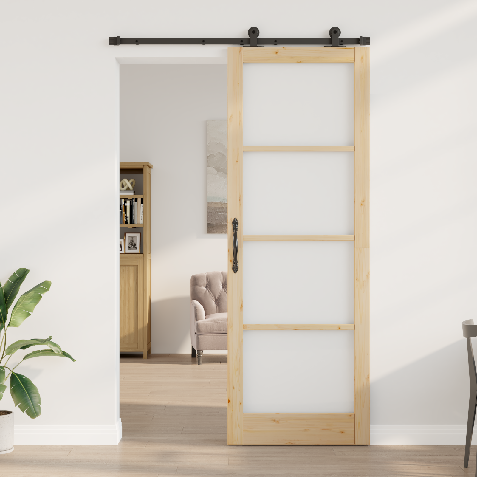 vidaXL Schuifdeur met Hardware Set 'ORKDAL'83x232 cm