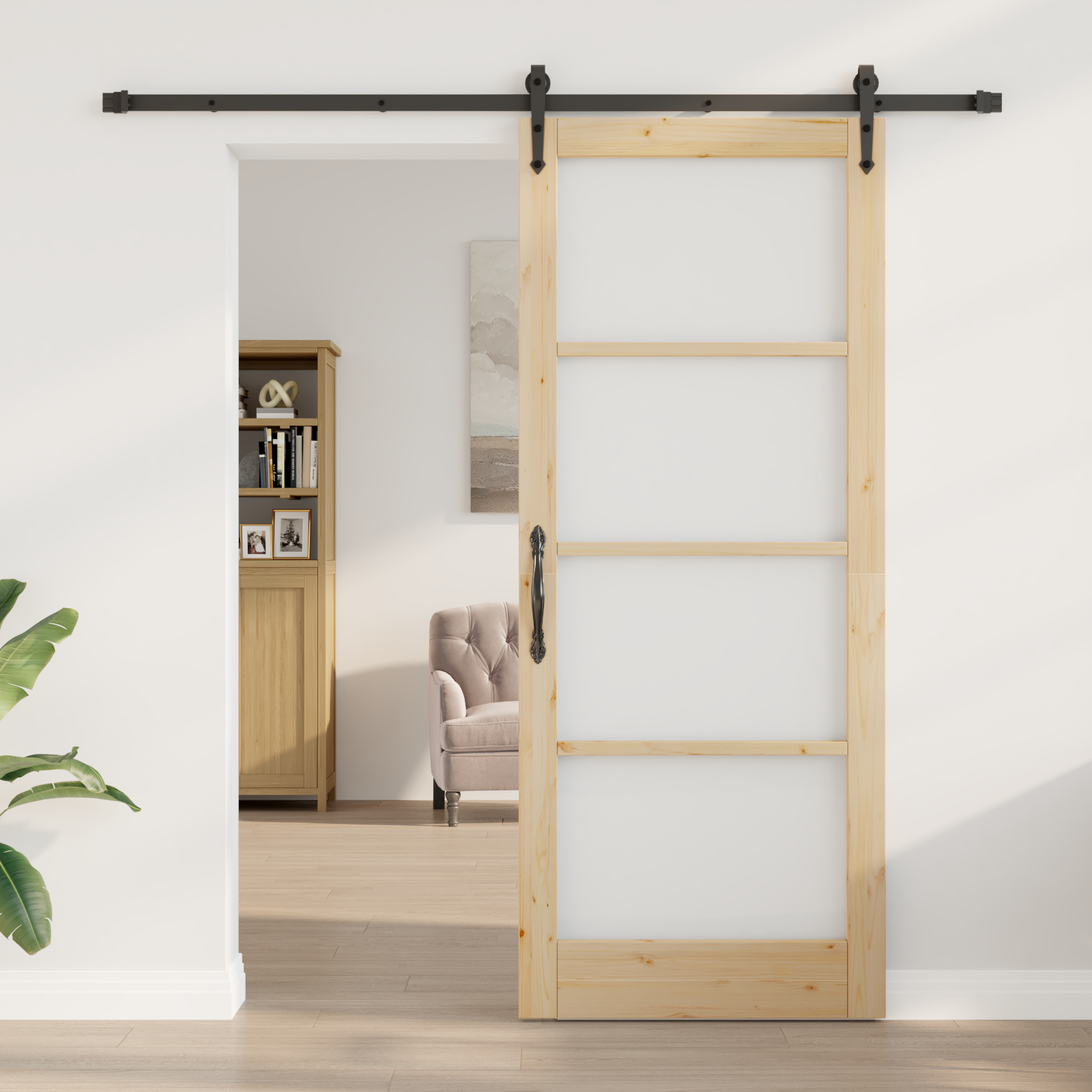 vidaXL Schuifdeur met Hulpmiddelenpakket 'ORKDAL'86x211 cm