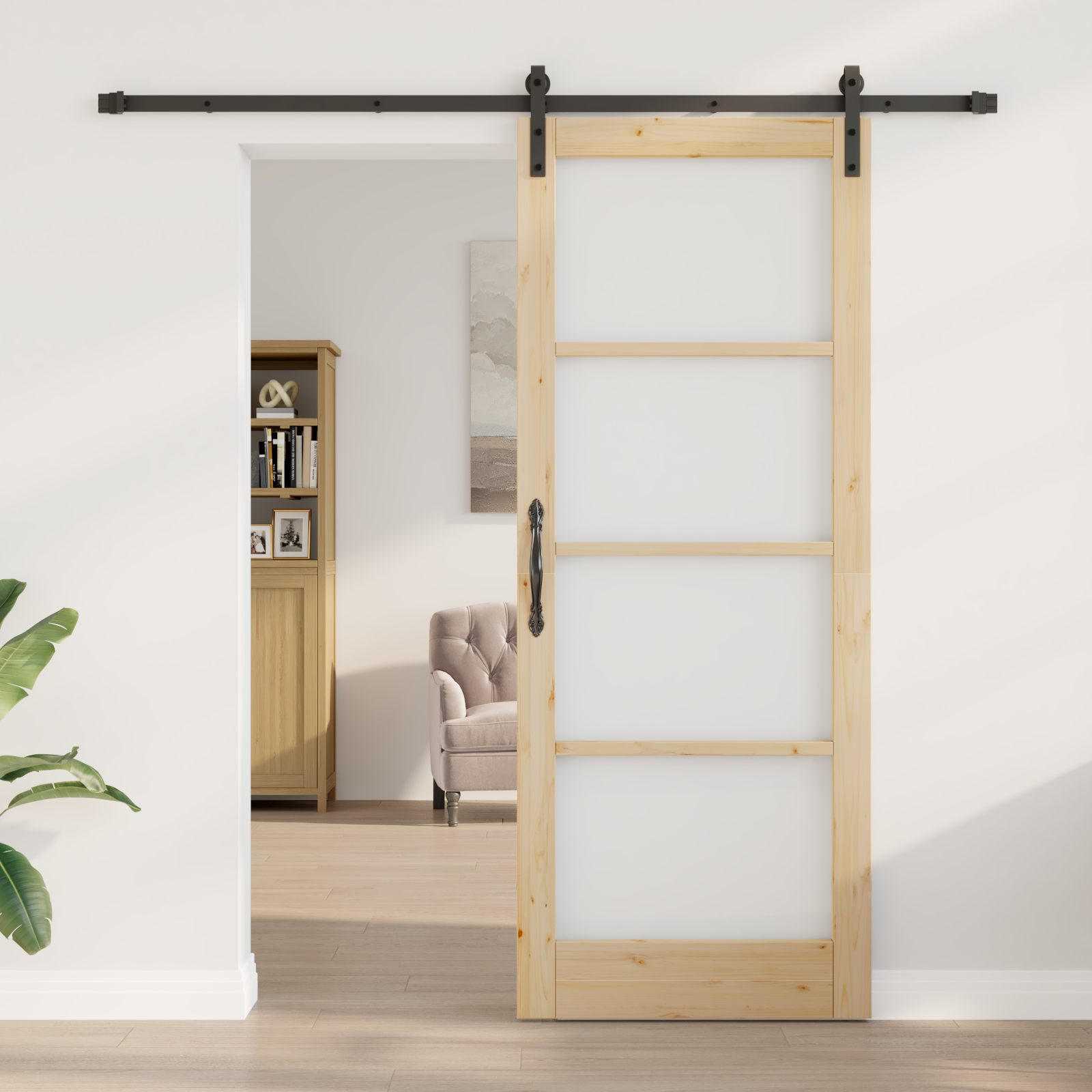 vidaXL Schuifdeur met Hardware Set 'ORKDAL'83x211 cm