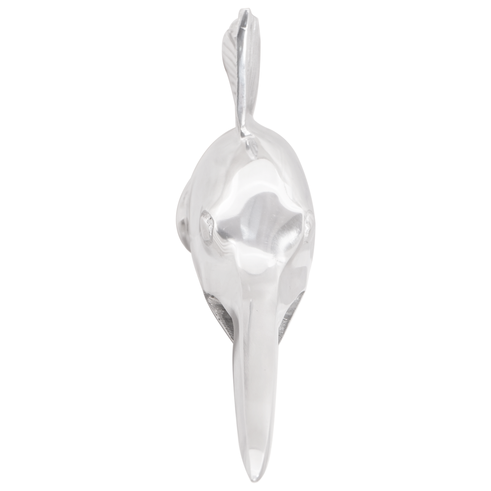 vidaXL Zwaardvis wandgemonteerd 91x8x26 cm aluminium zilverkleurig