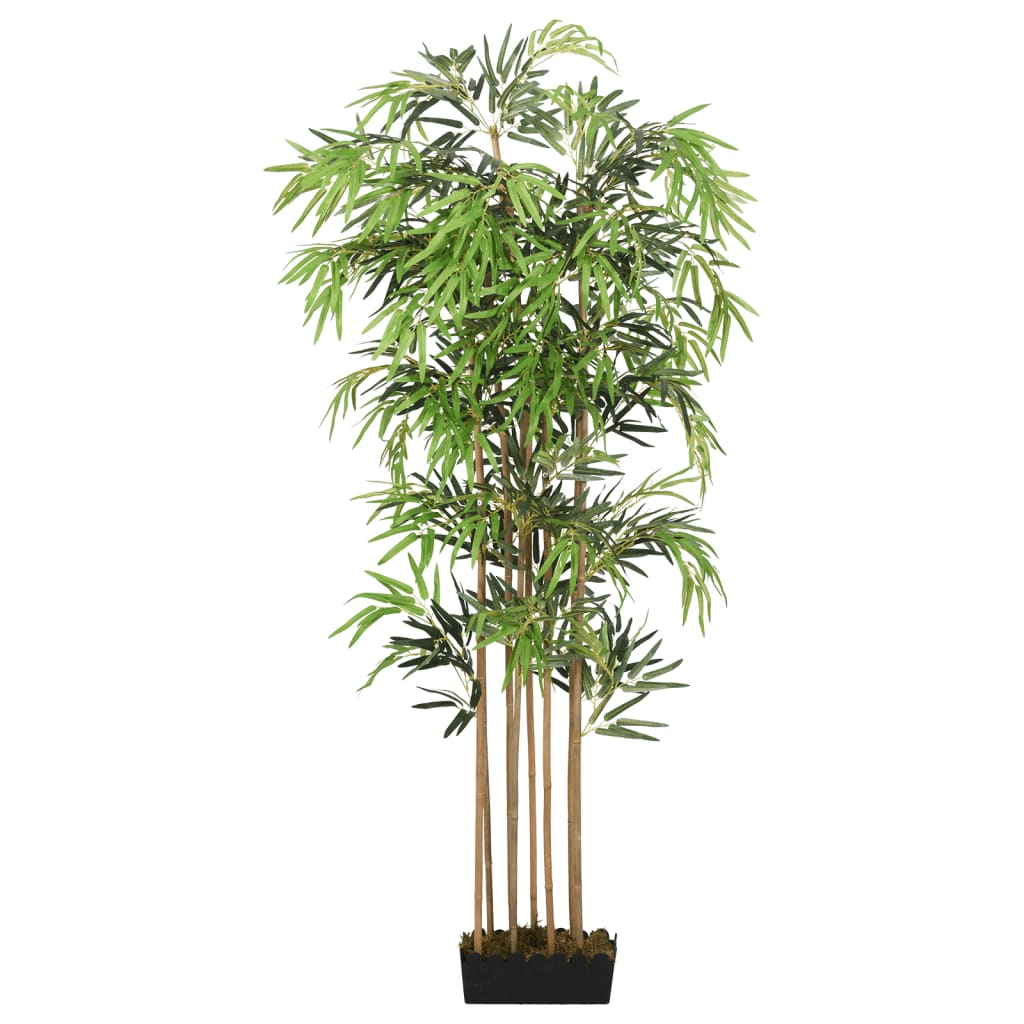 vidaXL Kunstplant bamboe 1095 bladeren 150 cm groen