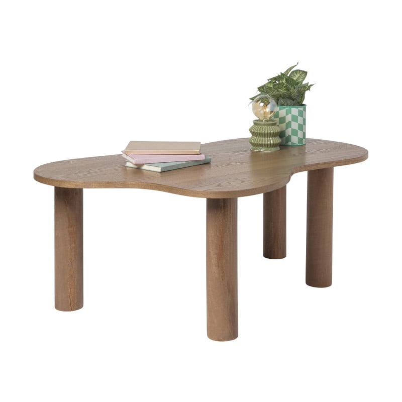 Xenos Salontafel Ruby - bruin - 40x107x64 cm