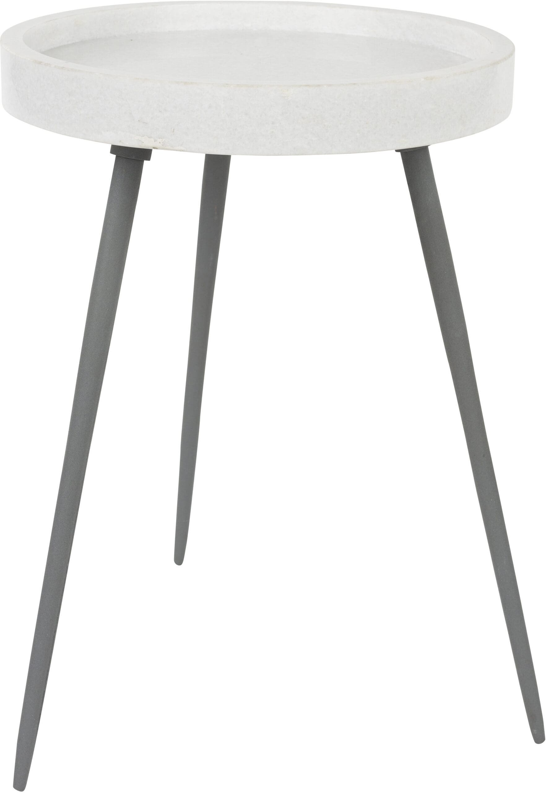 Bijzettafel Karrara White