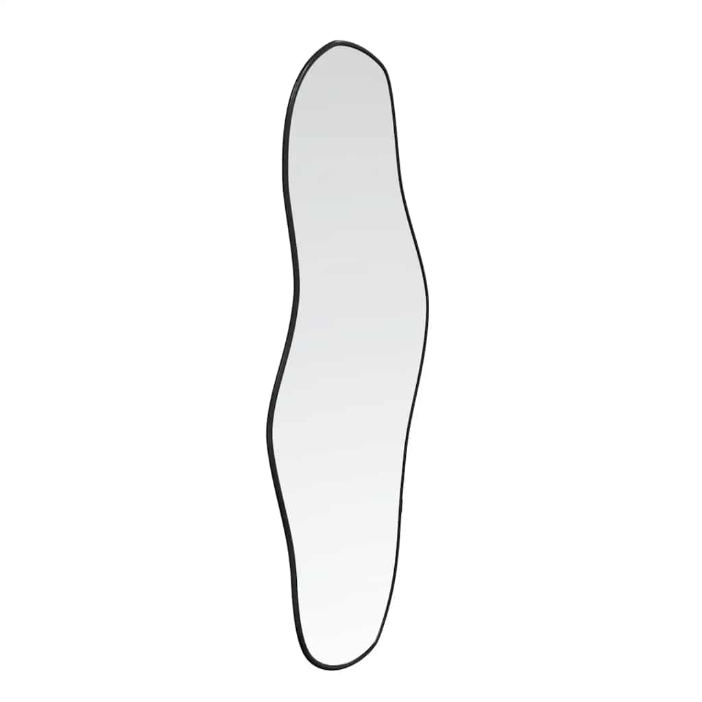 vidaXL Wandspiegel 100x45 cm zwart