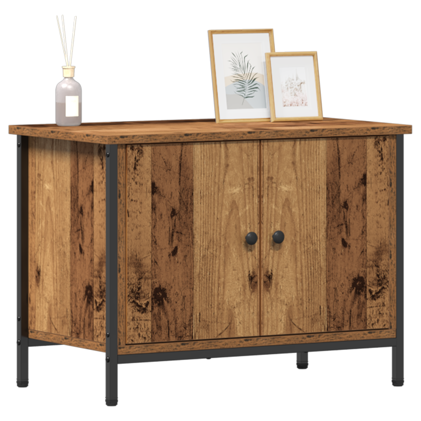 vidaXL Oude Houten TV-meubel Oude hout Hout 60 x 35 x 45 cm Duurzaam
