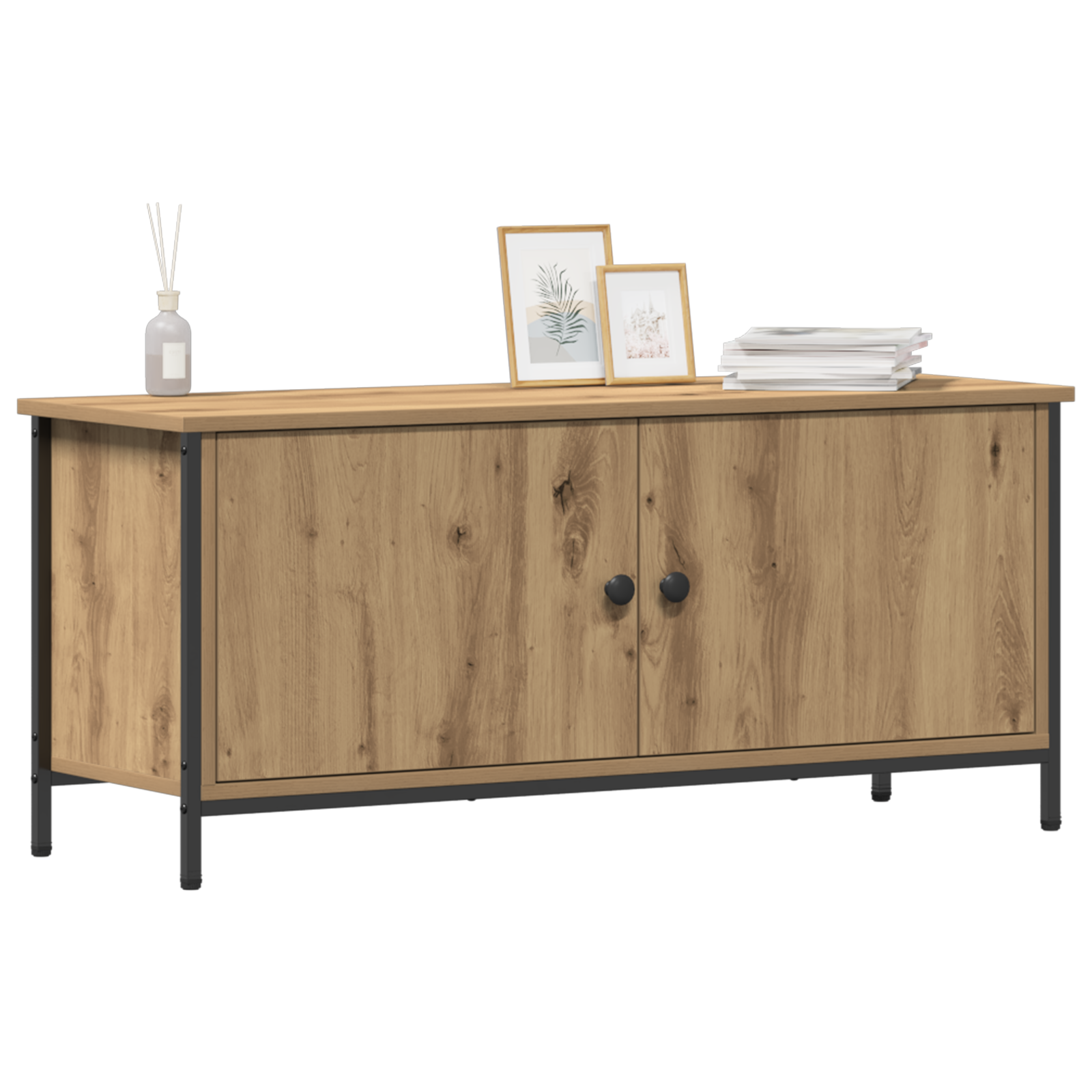 vidaXL TV-kast - Artisan eiken Artisan eiken Gefabriceerd hout