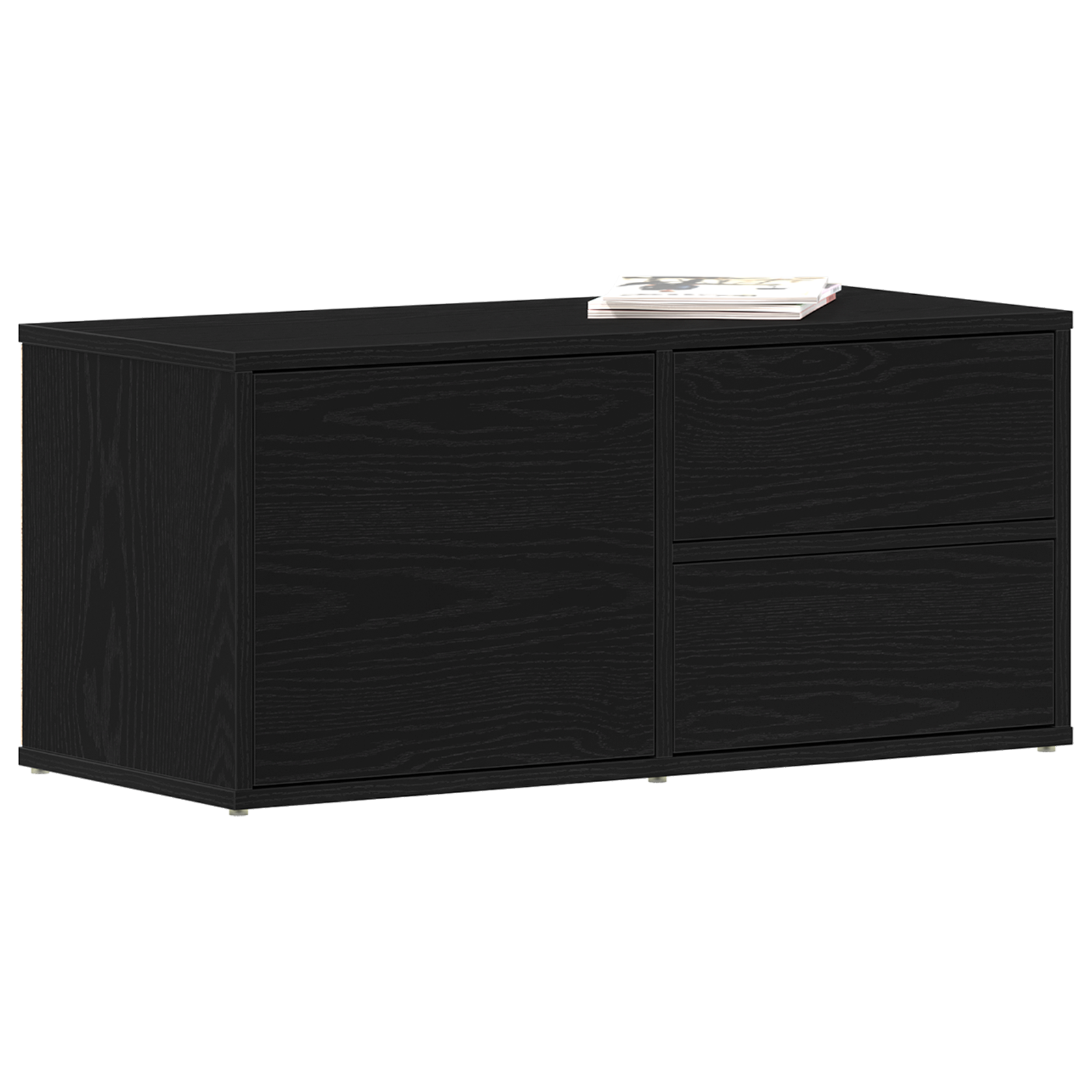 vidaXL TV Meubel Artisan Eikenhout 80x34x35,5 cm Bewerkt Hout
