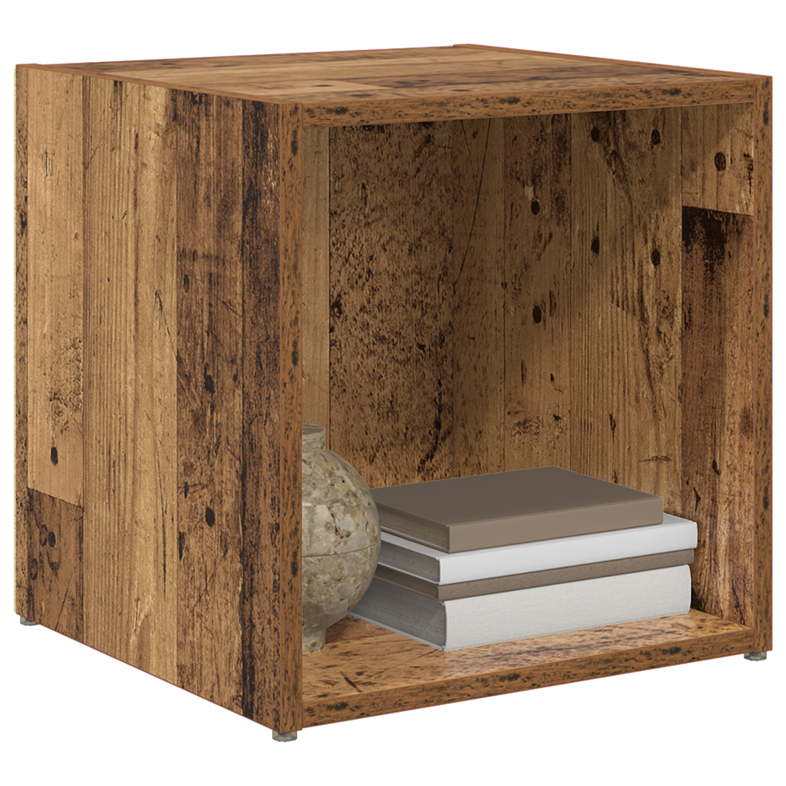 vidaXL TV-kasten - 4 stuks Oud Hout - 37 x 35 x 37 cm - Gefabriceerd Hout