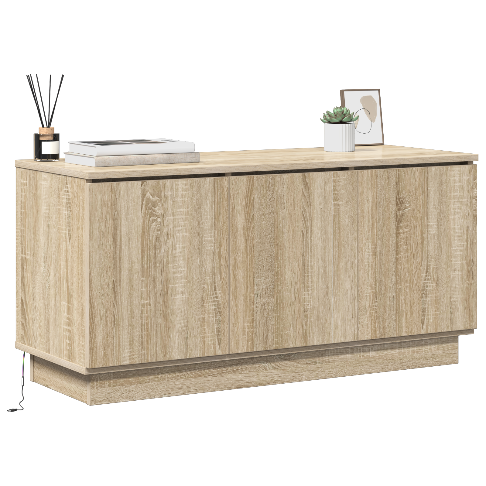 vidaXL TV Dressoir Sonoma Eiken 100x38x49 cm Gelaagd Hout
