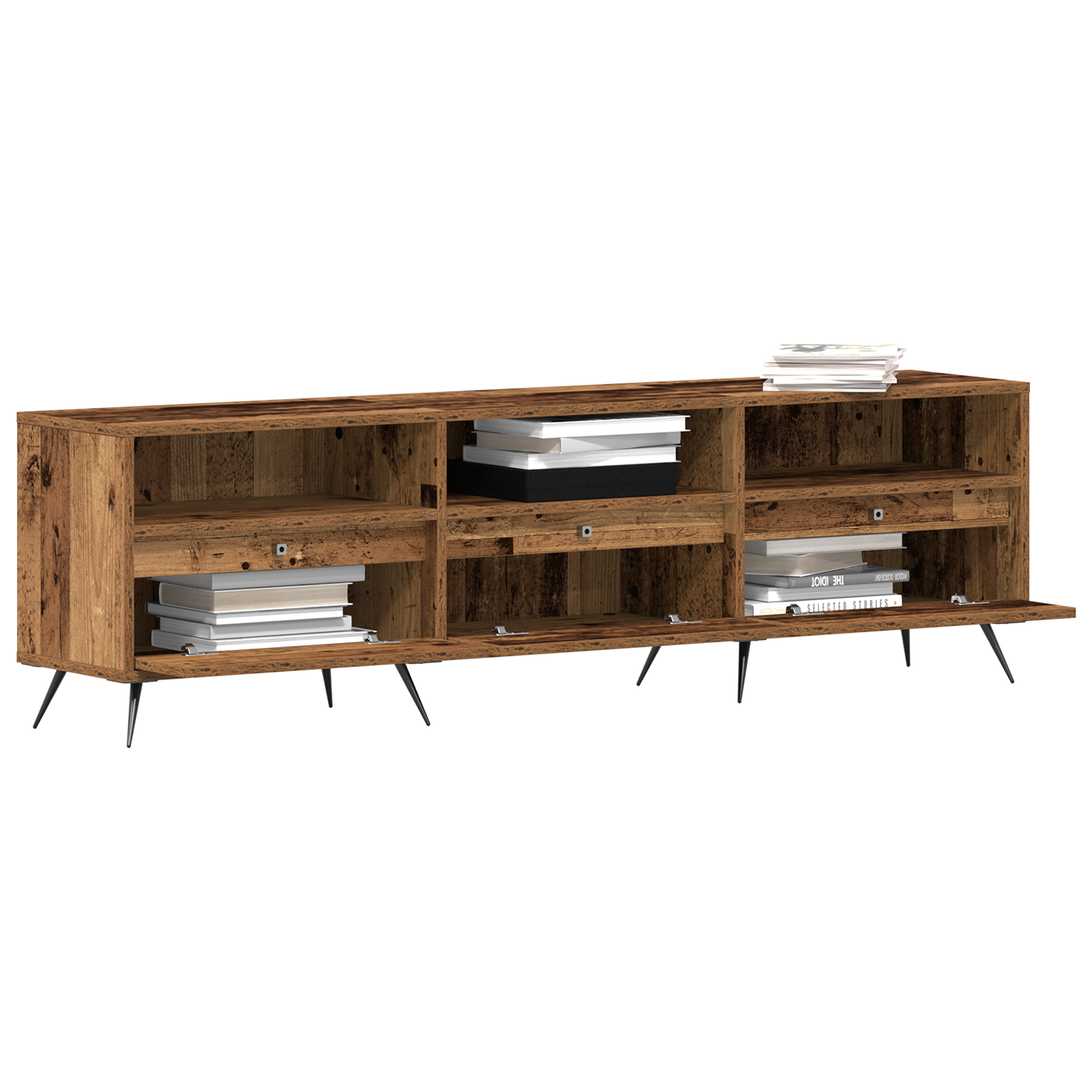 vidaXL TV-kast Oude Hout 150x30x44,5 cm Gefabriceerd Hout