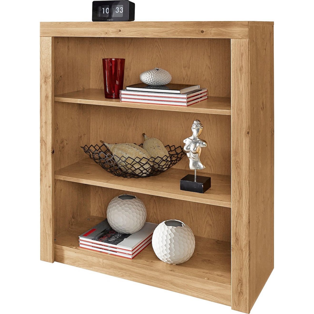 VOGL Möbelfabrik Boekenkast Toronto in 2 hoogtes, breedte 90 cm, gedeeltelijk massief, made in germany