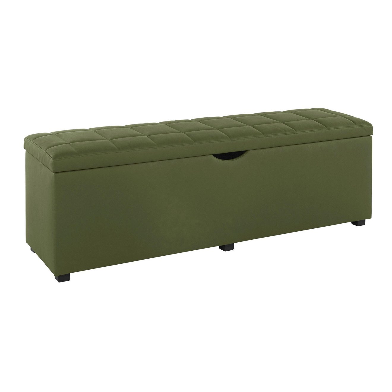 Places of Style Hockerbank Checked met bergruimte, breedte 120 cm en 160 cm, als bedbank te gebruiken