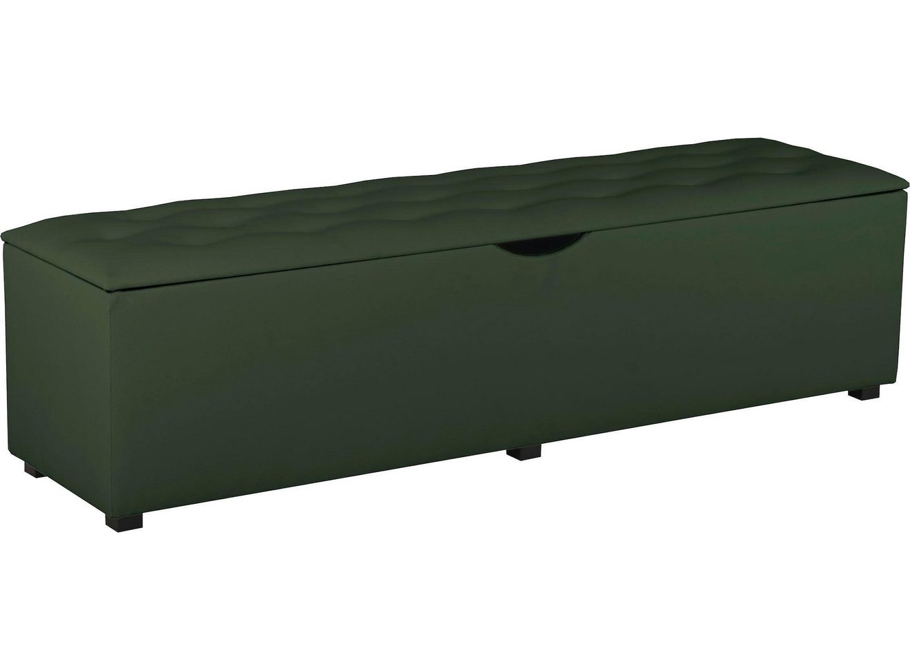 Places of Style Hockerbank Knobbed Hockerbank met bergruimte, breedte 120 cm en 160 cm