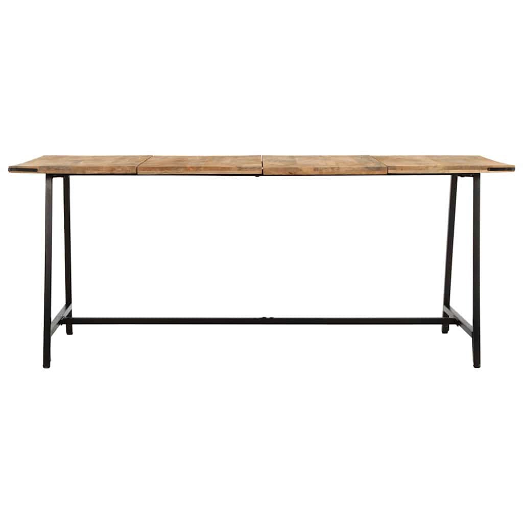 vidaXL Eettafel 180x90x75 cm massief mangohout