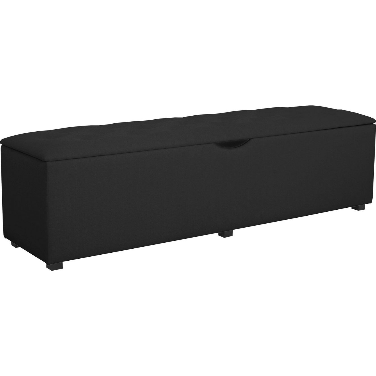 Places of Style Hockerbank Knobbed Hockerbank met bergruimte, breedte 120 cm en 160 cm