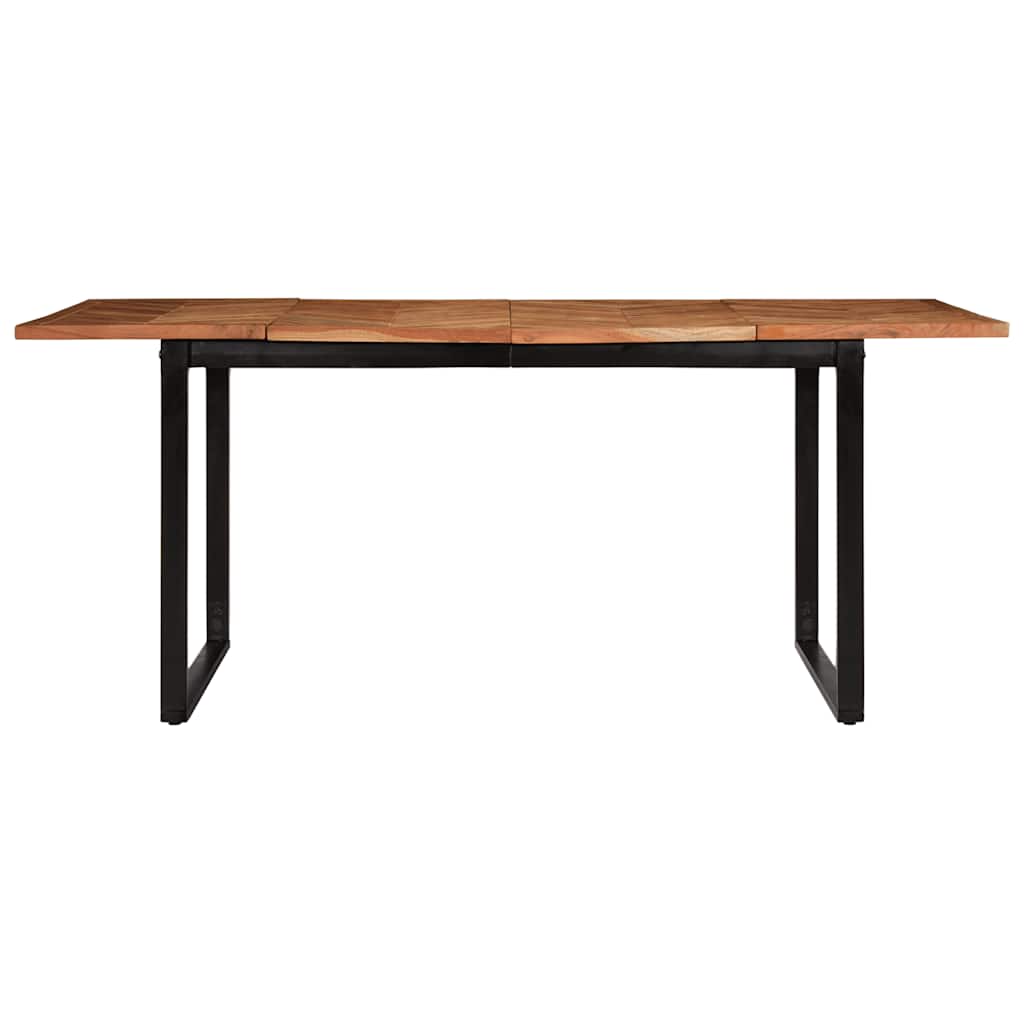 vidaXL Eettafel 180x90x75 cm massief acaciahout