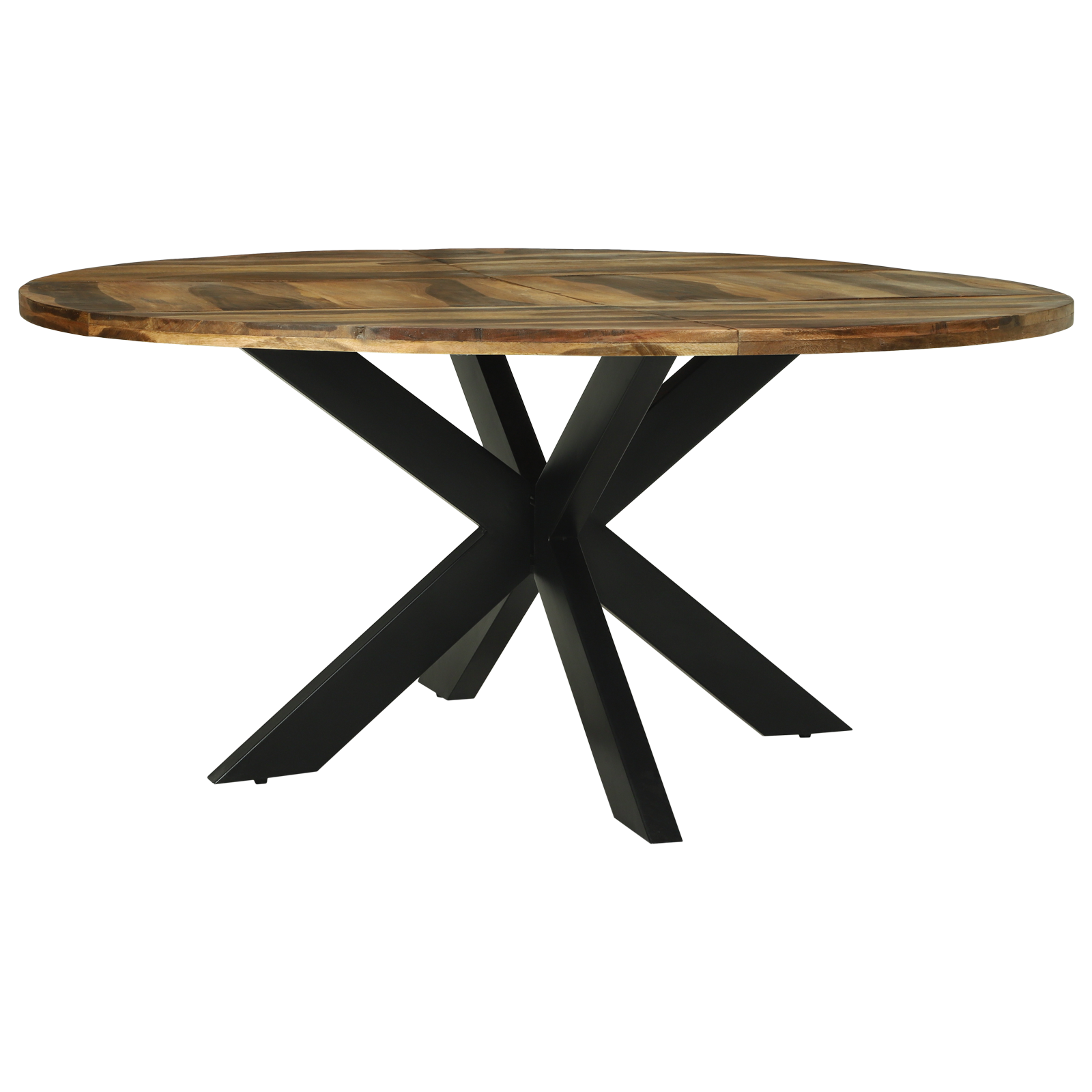 vidaXL Eettafel Ronde Ø160x76 cm Massief Acaciahout