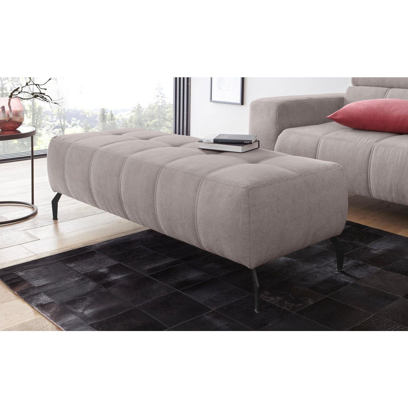 DOMO collection Hocker Trento, met sledevoet of enkele voet