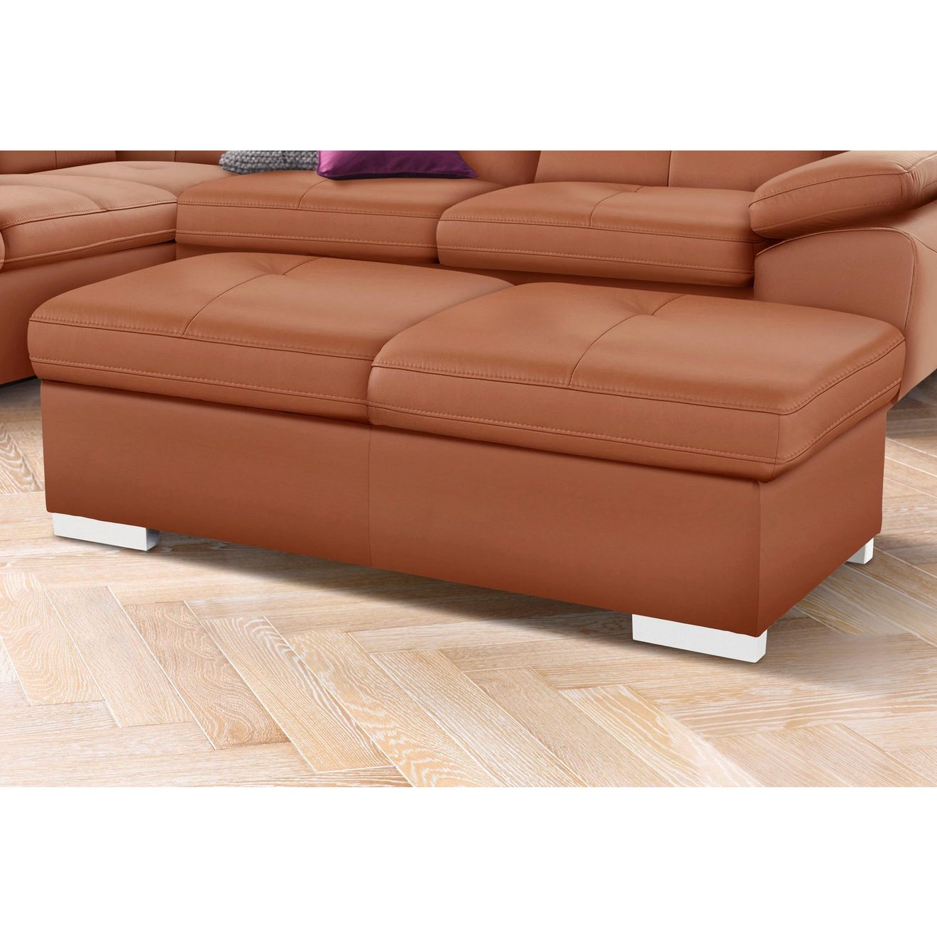 Exxpo - sofa fashion Hocker Spring Bankhocker, goed zitcomfort en geweldige verwerkingsdetails