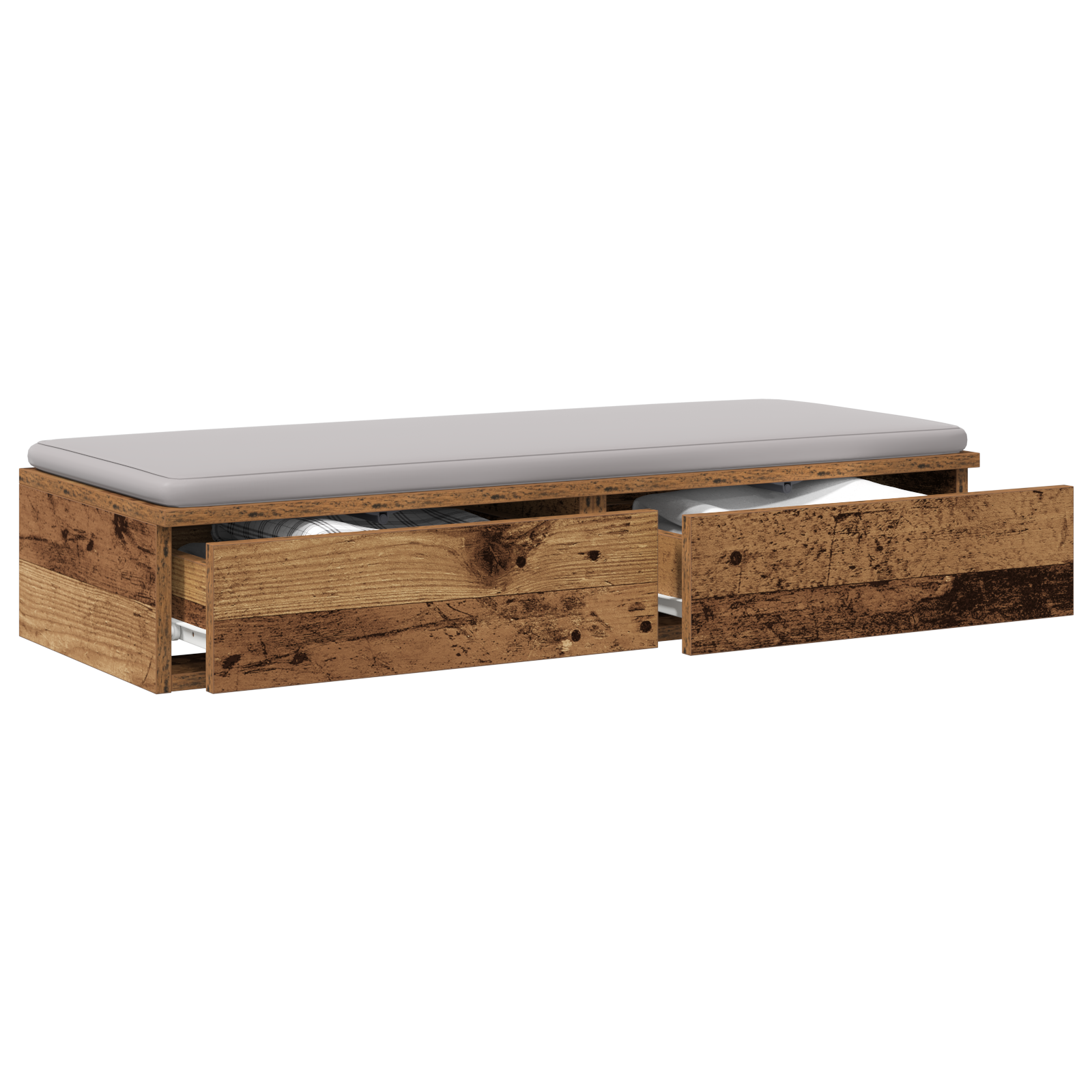 vidaXL Bedlades - Vintage Houten Stijl, 75x36,5x16,5 cm, Gemaakt van Geengineerd Hout