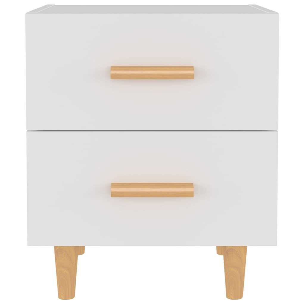 vidaXL Nachtkastjes 2 st 40x35x47,5 cm wit
