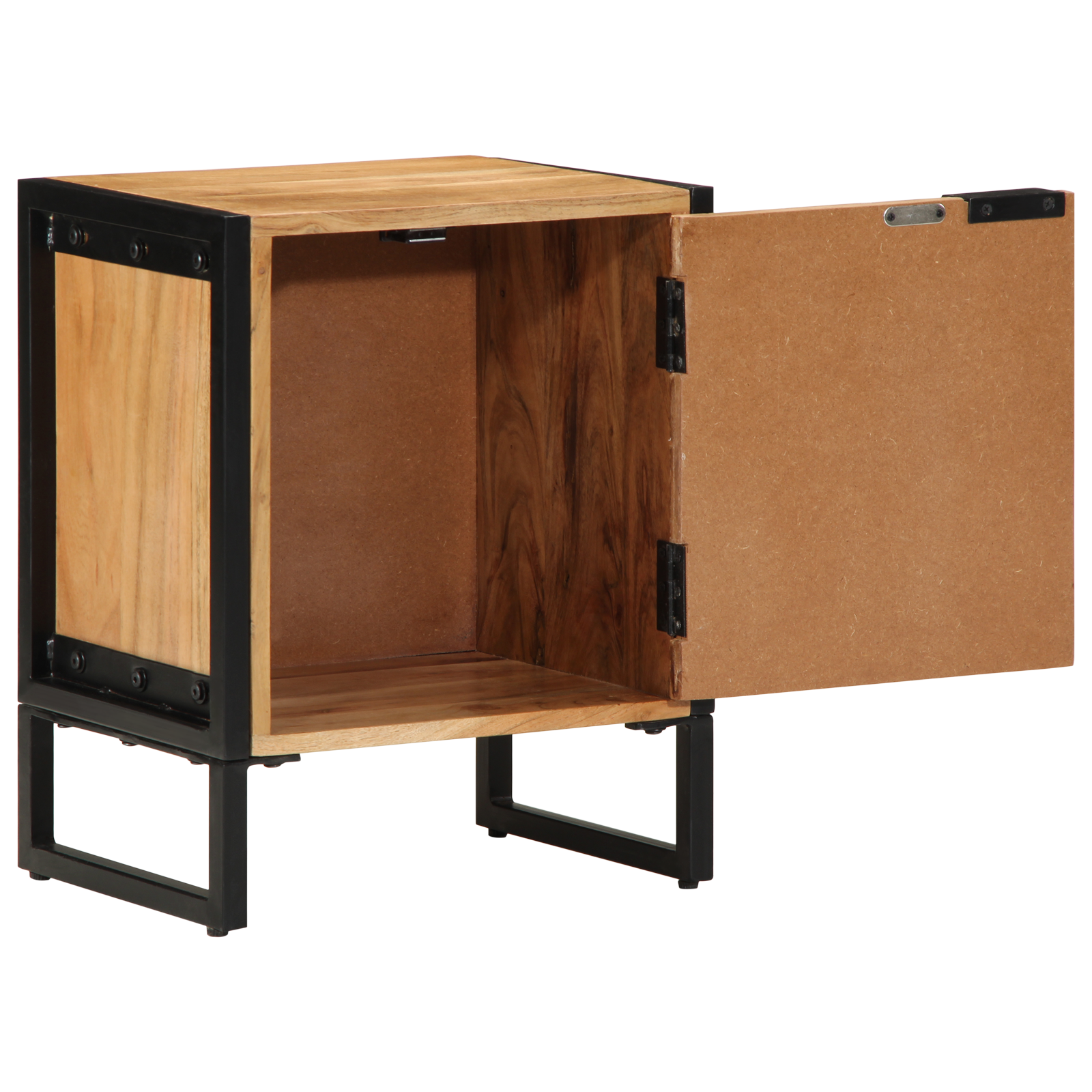 vidaXL Nachtkastje 40x30x50 cm Massief Acaciahout