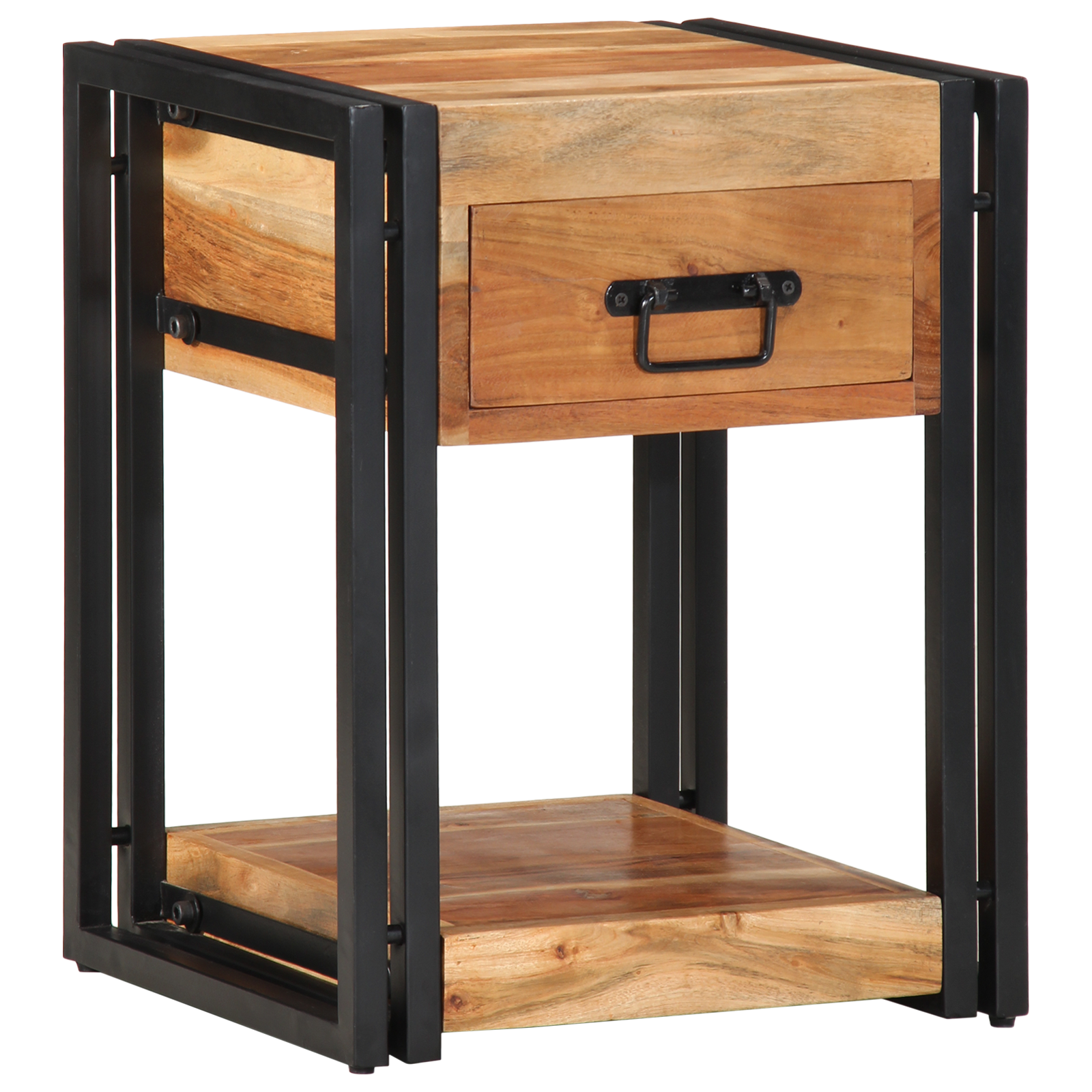 vidaXL Nachtkastjes 2 st 40x35x50 cm massief acaciahout