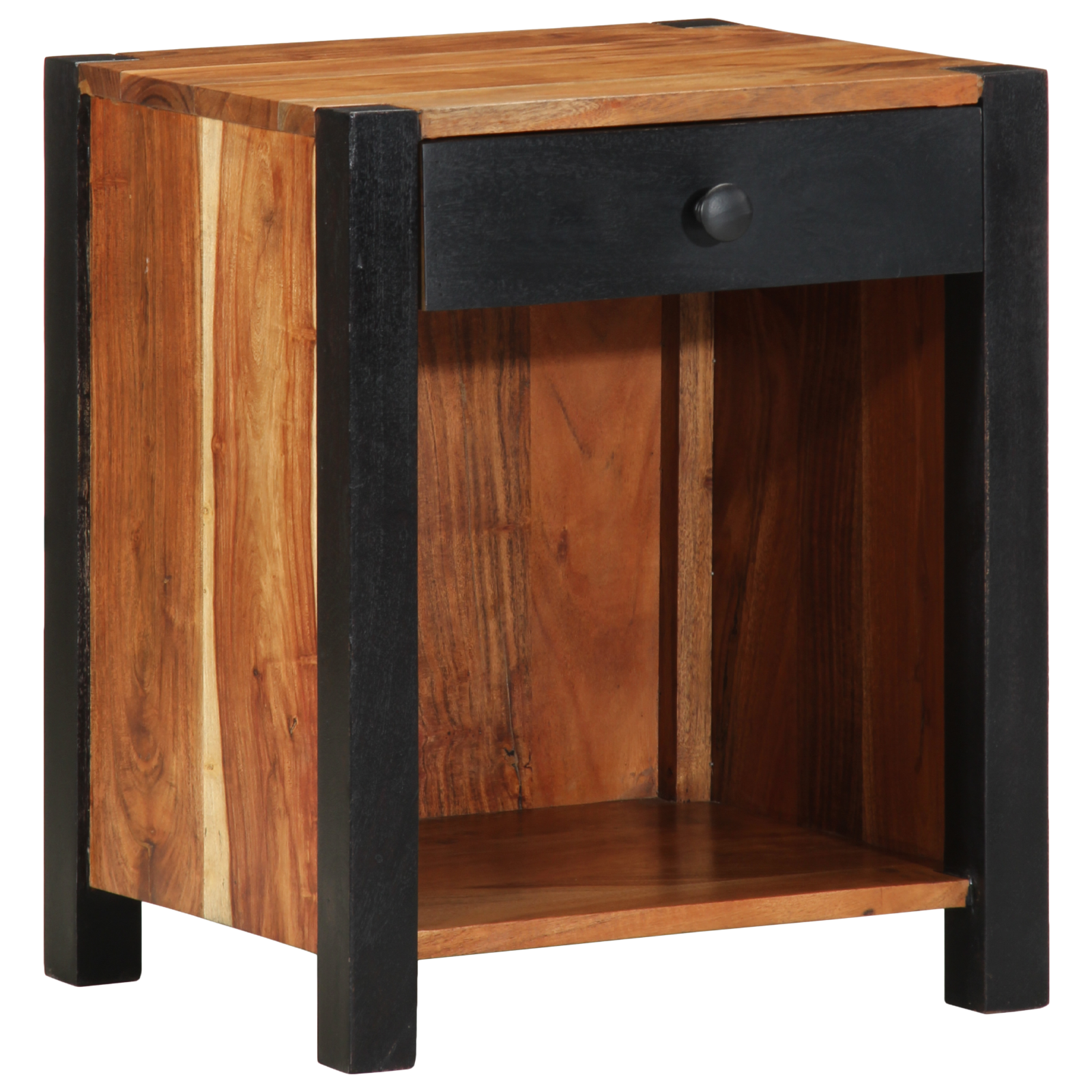 vidaXL Nachtkastjes 2 stuks 40x35x50 cm Massief Acaciahout