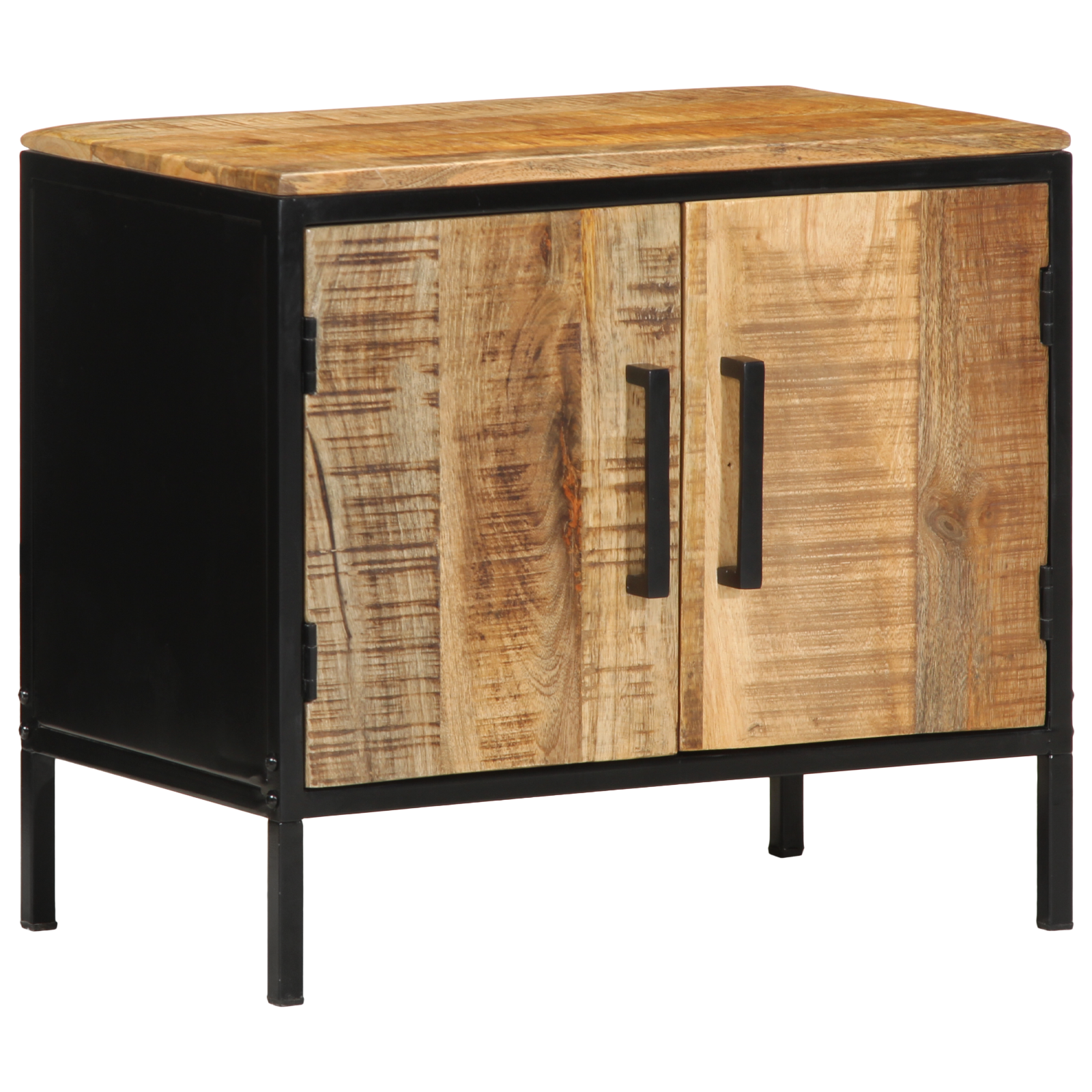 vidaXL Nachtkastjes 2 stuks 50x30x45 cm Massief Hout Mango