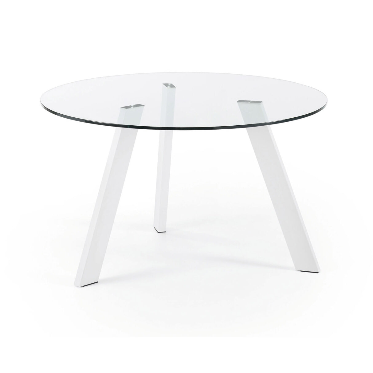 Kave Home Ronde Eettafel Carib 130cm - Wit