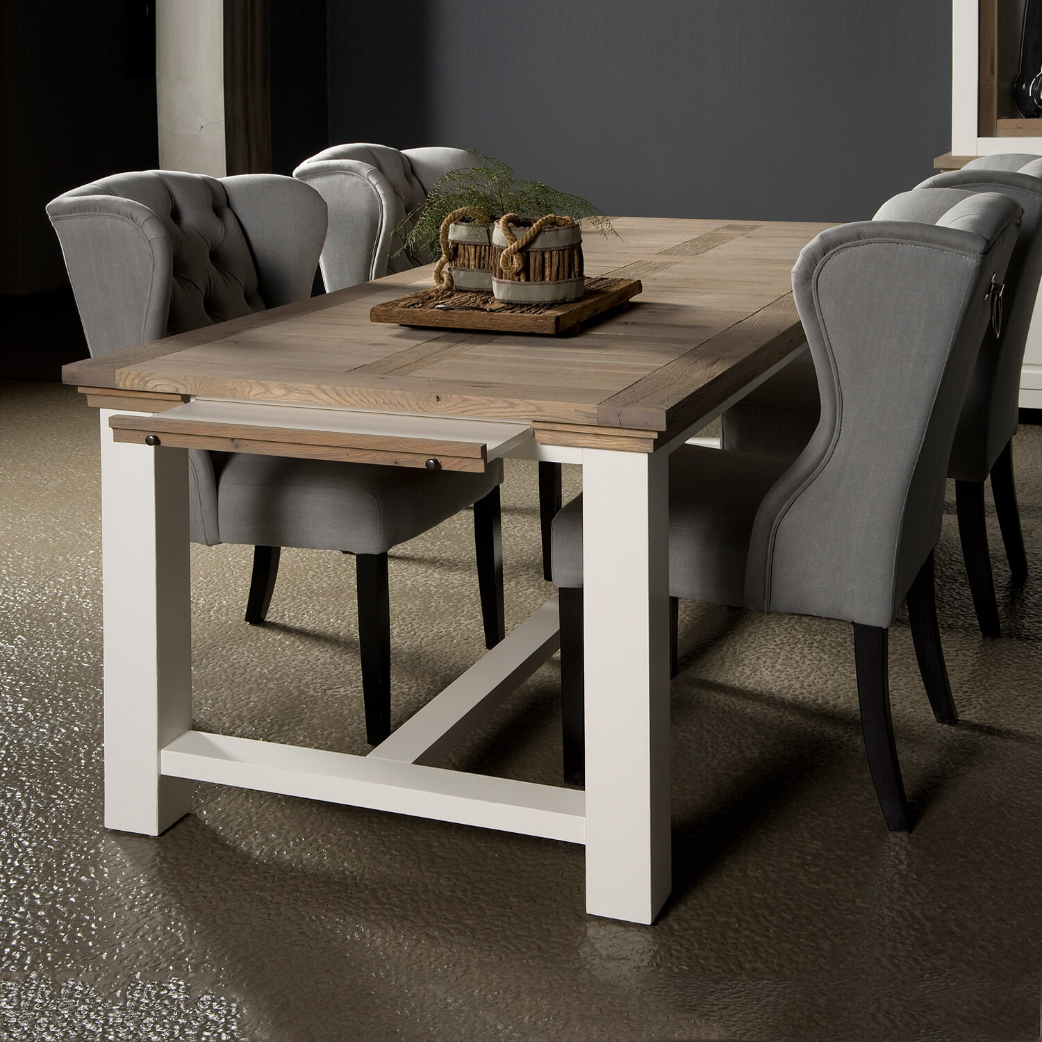 Tower Living Eettafel Parma 200 x 100 - wit