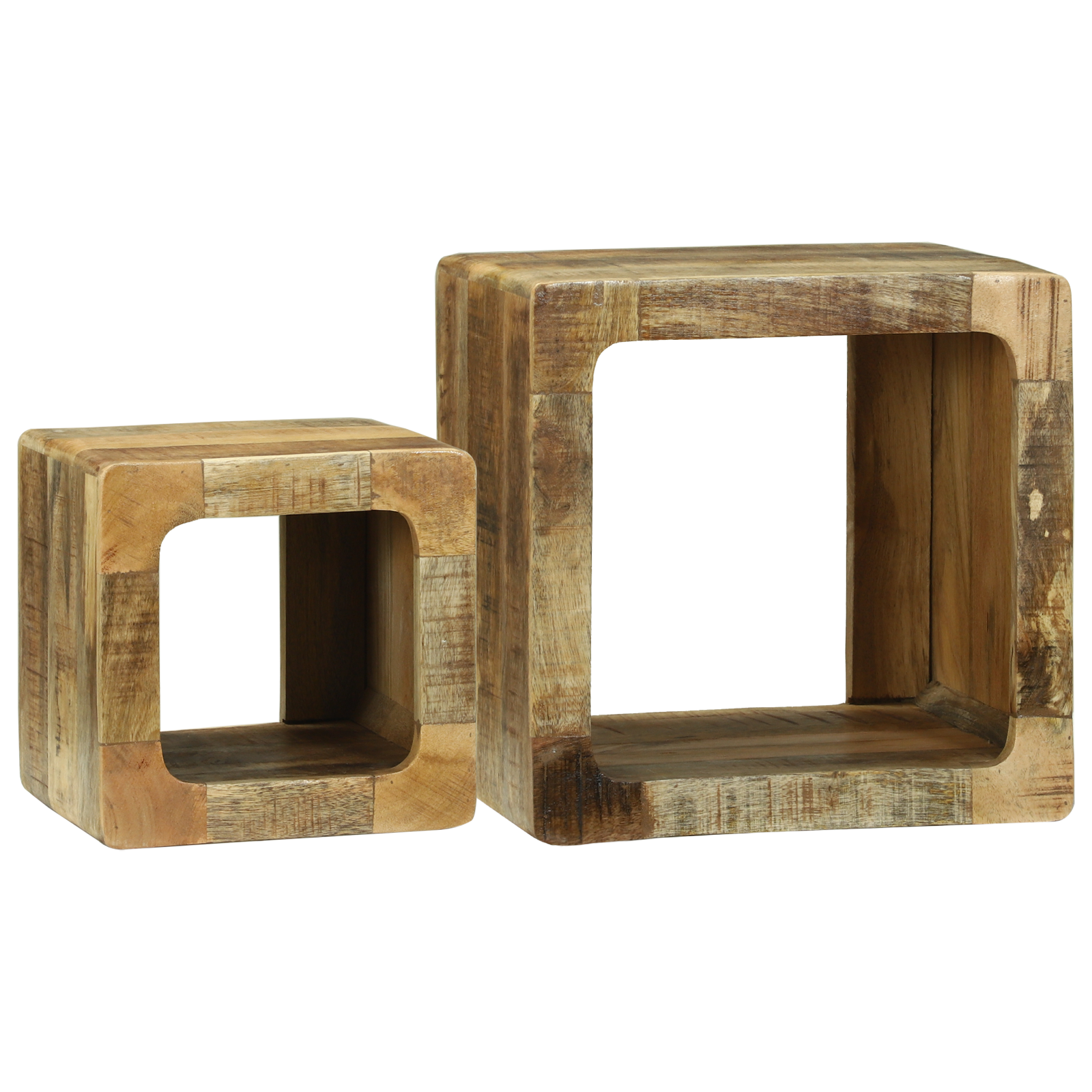 vidaXL TV-meubel 36x36x30 cm van Massief Mangohout