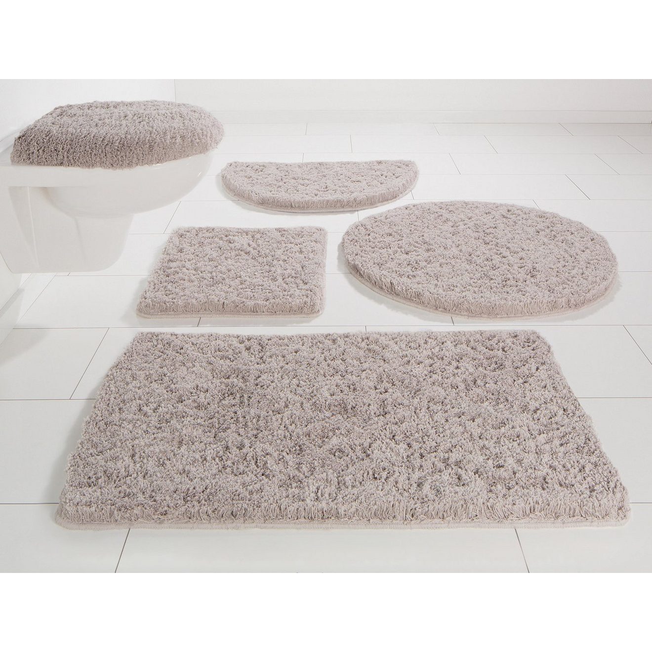 Möve Badmat Superwuschel, badmat, badkamer tapijt Microvezel badmat, badtapijt, rechthoekig, rond & als 3-delige set
