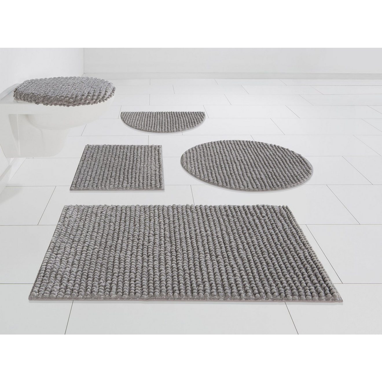 My home Badmat Renat Badmat, badkamerset, chenille-look, ook als 3-delige set