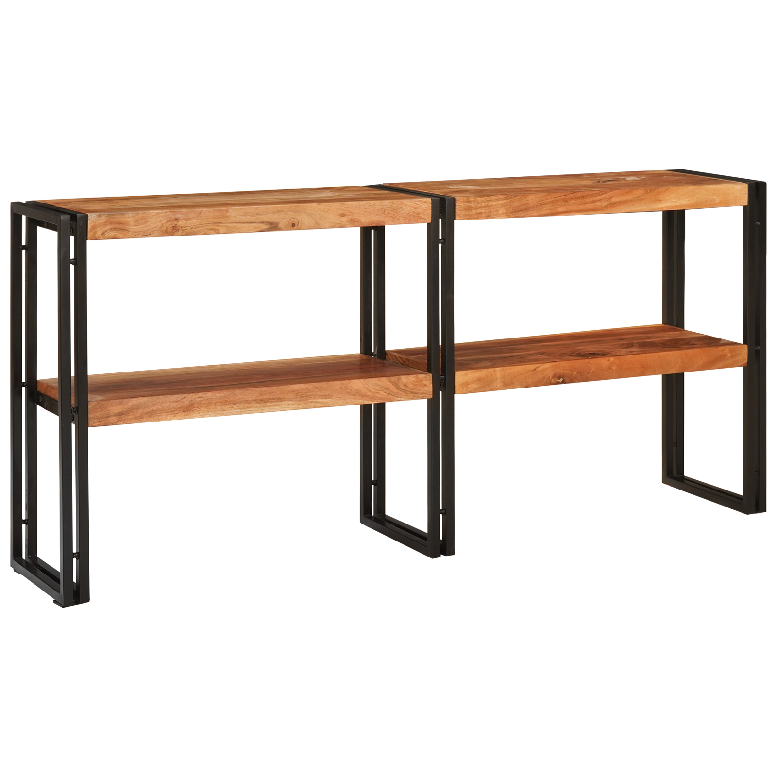 vidaXL Console Tafel 160x33x75 cm Massief Ruw Acaciahout