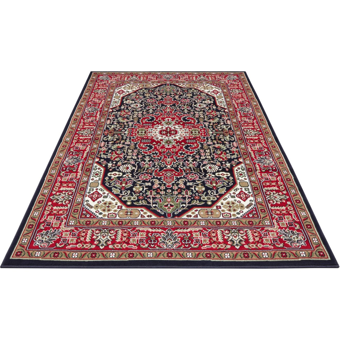 NOURISTAN Vloerkleed Skazar Isfahan Kortpolig, orient, loper, vintage, eetkamer, woonkamer, gang