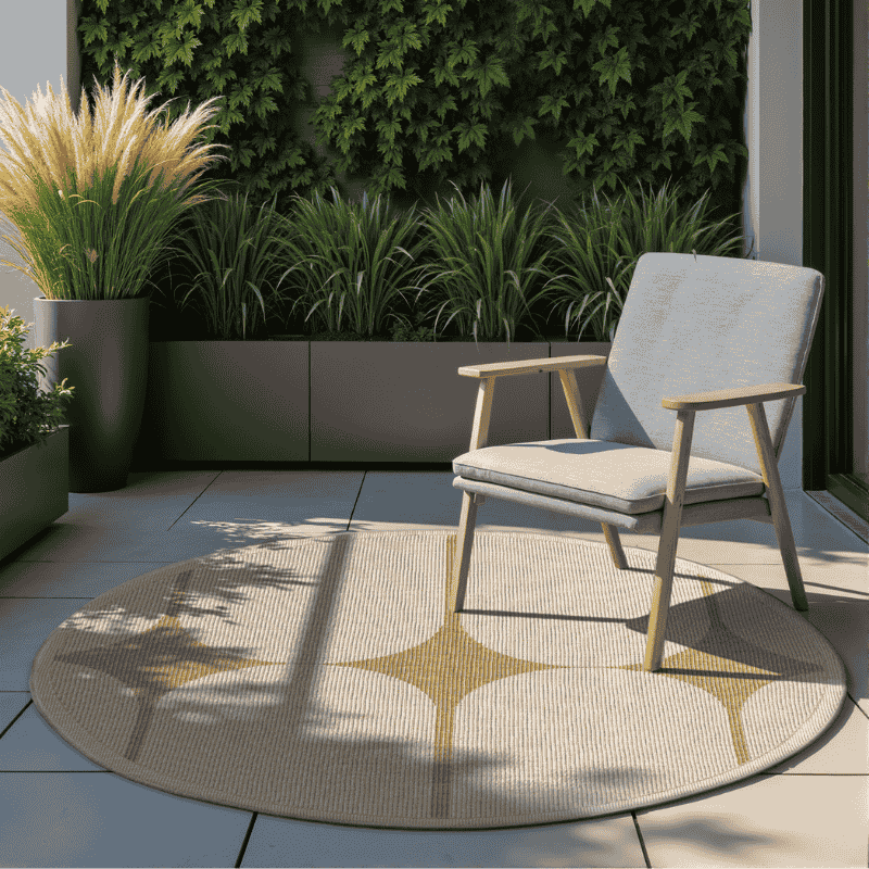 HANSE Home Outdoorkleed Bowen omkeerbaar tapijt Binnen en buiten, platweefsel, weerbestendig, onderhoudsvriendelijk, robuust