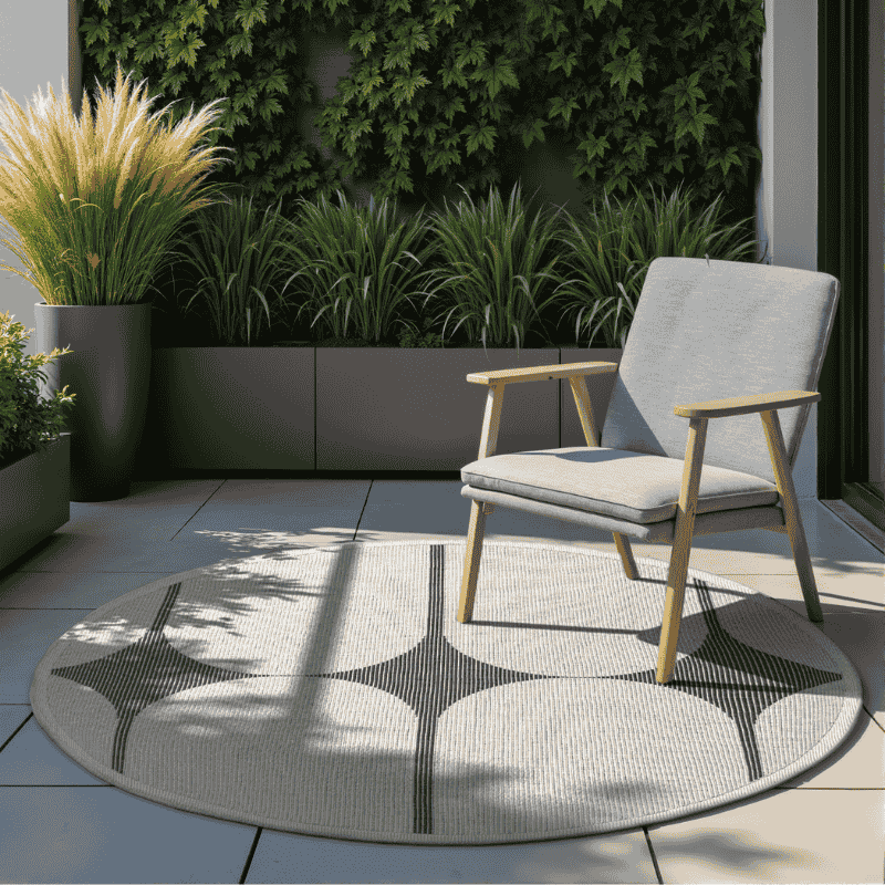 HANSE Home Outdoorkleed Bowen omkeerbaar tapijt Binnen en buiten, platweefsel, weerbestendig, onderhoudsvriendelijk, robuust