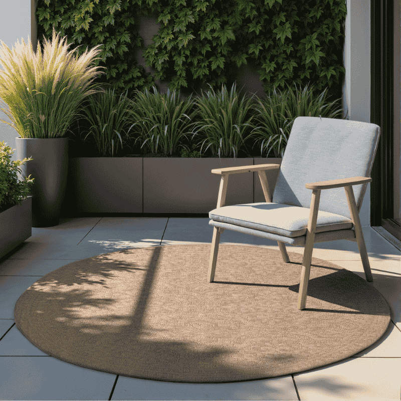 HANSE Home Outdoorkleed Rosel omkeerbaar tapijt Binnen en buiten, platweefsel, weerbestendig, onderhoudsvriendelijk, robuust