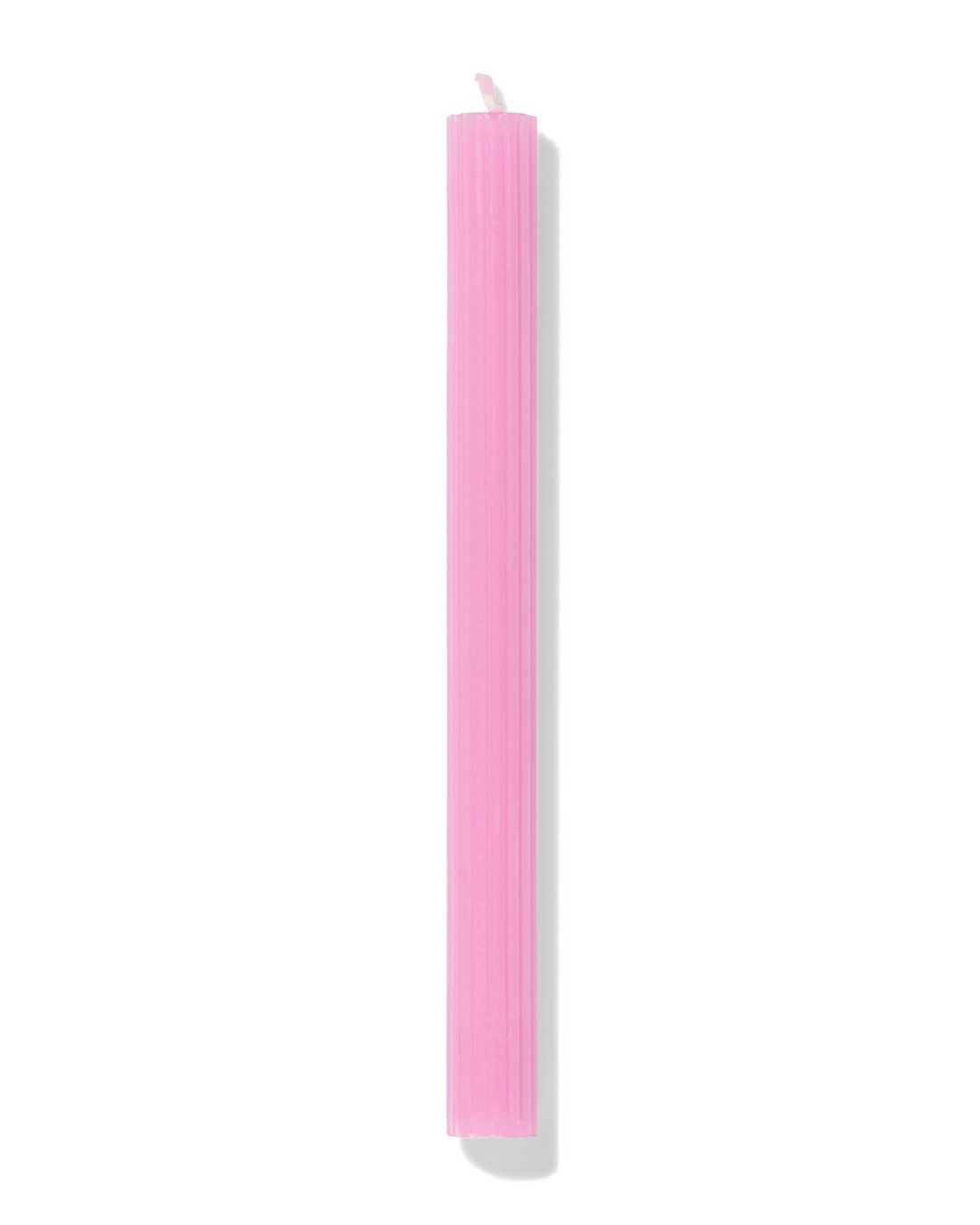 HEMA Huishoudkaars Ø2.2x24cm Relief Roze (roze)