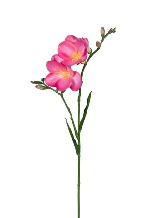 Louis maes Freesiasteel l68 cm roze kunstbloem zijde nepbloem - 