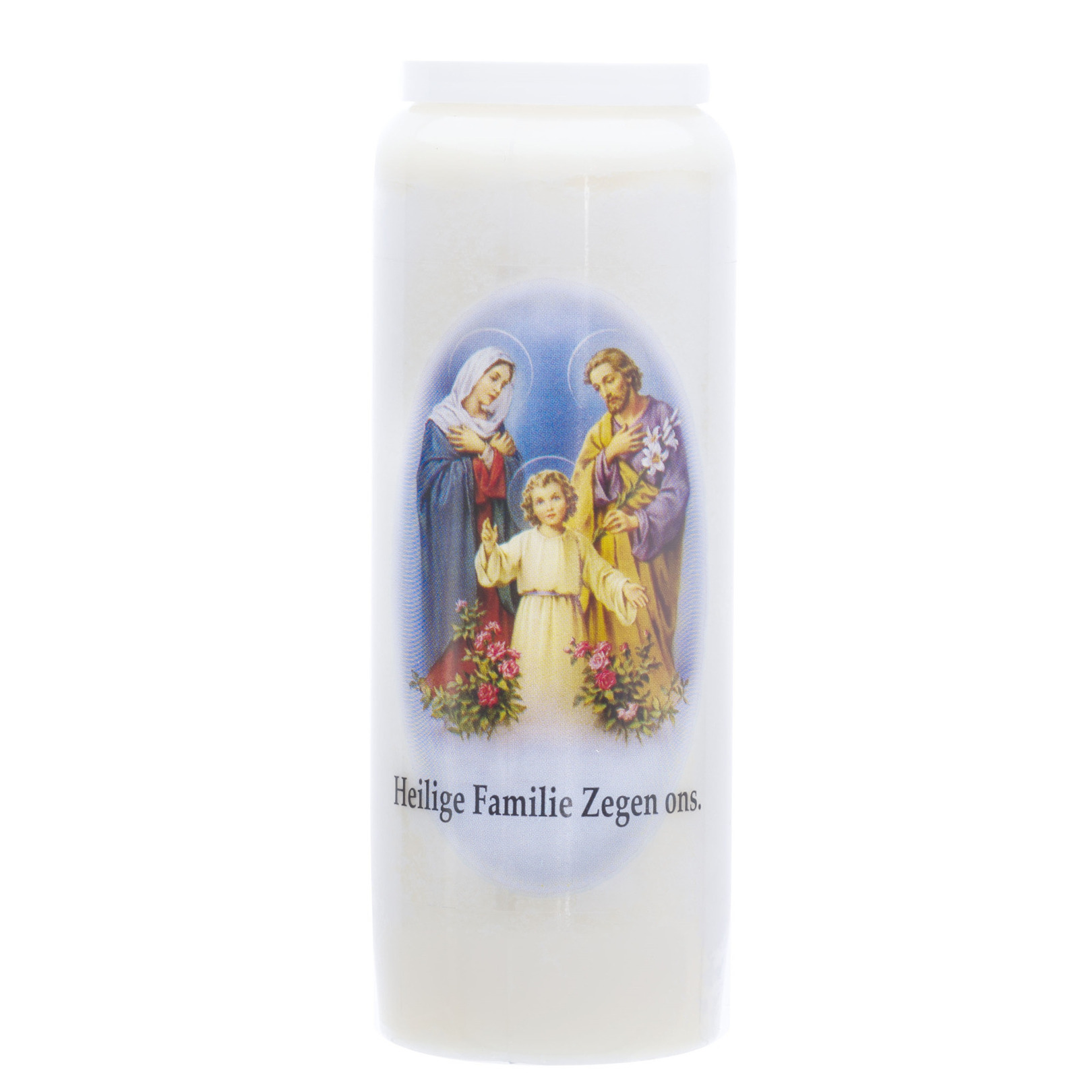 Enlightening Candles Candles Grafkaars - wit - 6 x 18 cm - 9 dagen - Noveenkaars - Gedenkkaars - Graflicht -